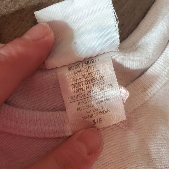 Kid U Not Pink and White Polka Dot Shimmery Sleeveless Tutu Dress Size 5/6 EUC - Picture 4 of 15